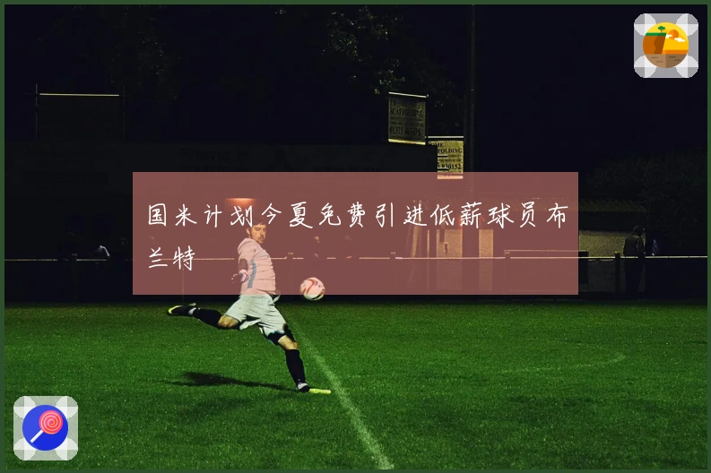 国米计划今夏免费引进低薪球员布兰特
